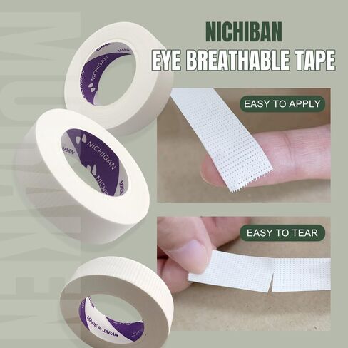 Jovisa JJ Nichiban 6 Rolls Lash Tape لتمديدات الرموش شريط رمش قابلة للتنفس لتمديدات ... in Saudi Arabia