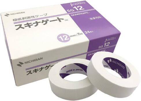 Jovisa JJ Nichiban Medical Grade Tape 24 Rolls | شريط رمش لاصق أبيض | التنفس لمستلزمات امتداد الرموش | 12mm × 7mm in Saudi Arabia