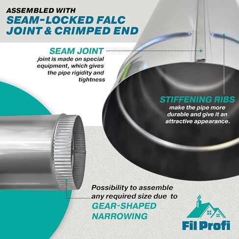 4 Inch-Length 12 inch. Stainless Steel Pipe. AISI 316. Slip Fit, Corrosion Resistant in Saudi Arabia