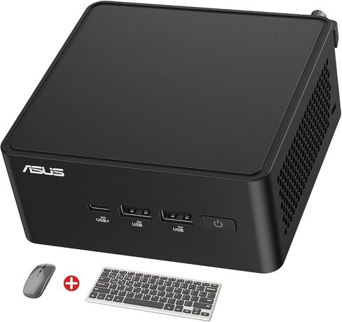 ASUS NUC 14 Pro Mini Desktop Computer ، Intel Ultra 7 155H (16C/22T ، حتى 4.8 جيجا هرتز) ، 64 جيجا بايت DDR5 ، 2TB PCIE SSD ، Win 11 Pro Mini PC مع Intel Arc GPU ، Type-C ، WiFi 6e ، Thunderbolt 4 ، Vesa Mount in Saudi Arabia
