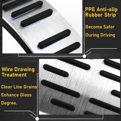 TTCR-II Compatible with Volkswagen Atlas Pedal Covers Tiguan 2018-2024 and Jetta Pedals 2019-2024, for VW Golf GTI Pedal Pads 2015-2024, for Arteon ID4 Taos Brake and Gas Pedal Plate (Auto, 2 PCs) in Saudi Arabia