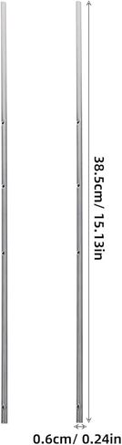 POPETPOP 3pcs Foosball Pole Replacement Foosball Table Pole Metal Foosball Machine Operation Pole Table Soccer Bar Rod Desktop Foosball Machine Accessories Parts for Standard Foosball Table in Saudi Arabia