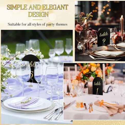 أرقام الجدول الخضراء والأبيض من 1-30 مع بطاقة رقم جدول رأس وحاملي ، و 5 × 7 بوصات مقوسة الجلوس علامة مزدوجة الجانبين لحضور حفل زفاف مطعم عيد ميلاد حفل زفاف in Kuwait