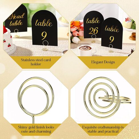 أرقام الجدول الخضراء والأبيض من 1-30 مع بطاقة رقم جدول رأس وحاملي ، و 5 × 7 بوصات مقوسة الجلوس علامة مزدوجة الجانبين لحضور حفل زفاف مطعم عيد ميلاد حفل زفاف in Kuwait