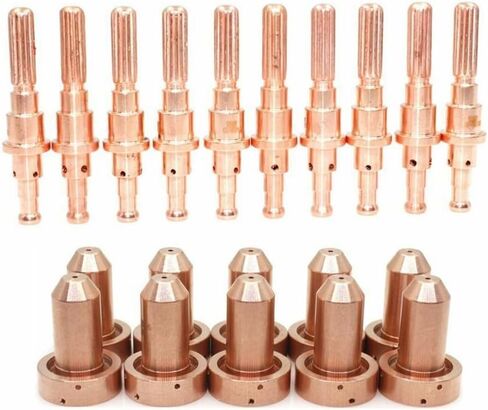 20Pcs 9-8215 9-8208 Plasma Torch Electrode & Nozzle Set Fit For T/D SL 60/100 Plasma Cutting Torch, Plasma Cutting Equipment in Saudi Arabia