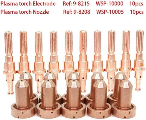 20Pcs 9-8215 9-8208 Plasma Torch Electrode & Nozzle Set Fit For T/D SL 60/100 Plasma Cutting Torch, Plasma Cutting Equipment in Saudi Arabia