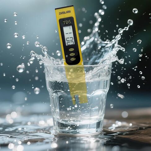 TDS Meter Digital Water Tester لمياه الشرب ، مجموعة اختبار البلياردو ، مجموعة اختبار صلابة المياه ، مجموعة اختبار المياه المائية ، مجموعة اختبار المياه المنزلية ، حمام سباحة رقمي PM Zero Water Salinity (أصفر) in Saudi Arabia