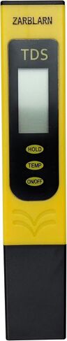 TDS Meter Digital Water Tester لمياه الشرب ، مجموعة اختبار البلياردو ، مجموعة اختبار صلابة المياه ، مجموعة اختبار المياه المائية ، مجموعة اختبار المياه المنزلية ، حمام سباحة رقمي PM Zero Water Salinity (أصفر) in Saudi Arabia