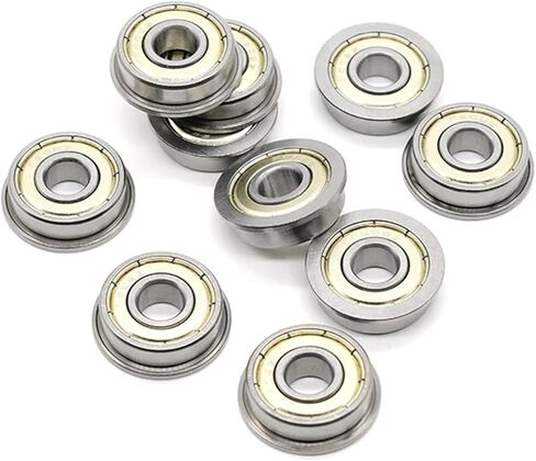 10Pcs MF148ZZ Flange Bearing 8X14X4 mm ABEC-7 3D Bearing Parts in Kuwait
