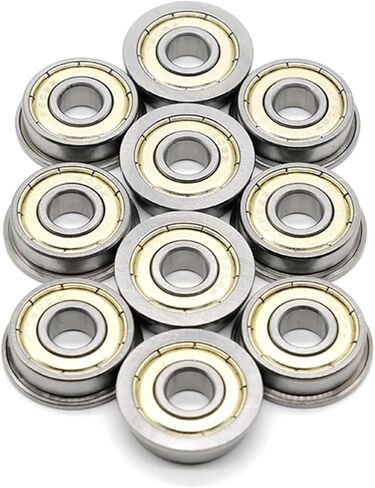 10Pcs MF148ZZ Flange Bearing 8X14X4 mm ABEC-7 3D Bearing Parts in Kuwait