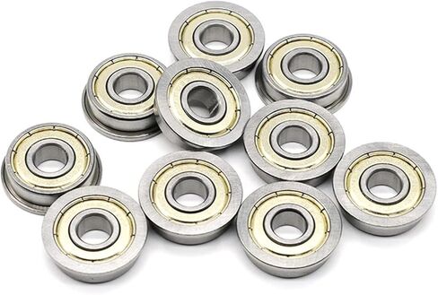10Pcs MF148ZZ Flange Bearing 8X14X4 mm ABEC-7 3D Bearing Parts in Kuwait