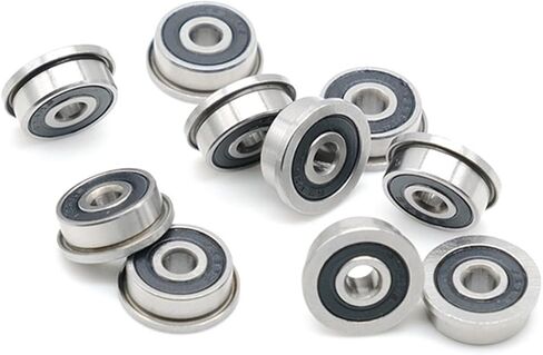 10Pcs F623 RS Bearing for VORON 0 3x10x4 ABEC-7 Voron 3D Flanged Bearing F623-RS Ball Bearings F623RS 3D Print Bearings in Kuwait