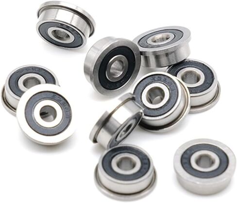 10Pcs F623 RS Bearing for VORON 0 3x10x4 ABEC-7 Voron 3D Flanged Bearing F623-RS Ball Bearings F623RS 3D Print Bearings in Kuwait