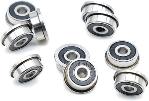10Pcs F623 RS Bearing for VORON 0 3x10x4 ABEC-7 Voron 3D Flanged Bearing F623-RS Ball Bearings F623RS 3D Print Bearings in Kuwait