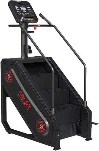 SPART Stair Stepper Machine, Commercial Stair Climber with LED Screen, Stair Exercise Machine with 15 Speed Levels, Speaker, Fan Cooling, Wireless Charge and Safety Key for More Fun in Home Gym in Kuwait