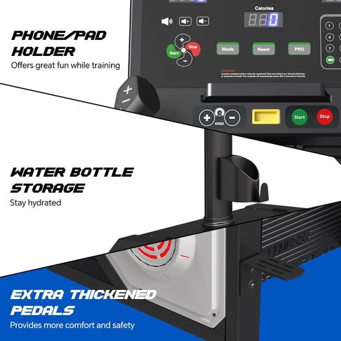 SPART Stair Stepper Machine, Commercial Stair Climber with LED Screen, Stair Exercise Machine with 15 Speed Levels, Speaker, Fan Cooling, Wireless Charge and Safety Key for More Fun in Home Gym in Kuwait