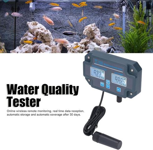 EVGATSAUTO PHW3988 Multiparameter Water Quality Tester - Real-Time Data & Auto-Correct - Online Monitor for Food Processing, Labs - ABS - 130x77 (US Plug 110V) in Saudi Arabia