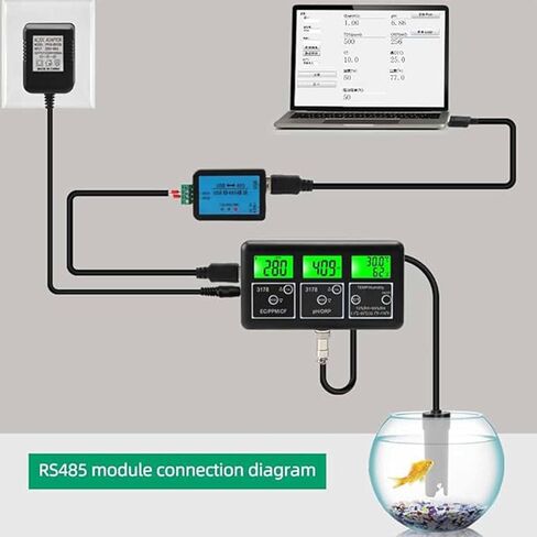 اختبار جودة المياه 7-في 1 ، محلل جودة المياه متعدد المعلمات ، درجة الحموضة/EC/SALT/TDS (PPM) /TEMP/S.G ، القطب القابل للإزالة ، دقة معايرة عالية للحوض ، حمامات السباحة in Kuwait