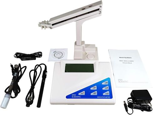 SPER Scientific Benchtop Benchtop جودة مياه العداد 860033 - درجة الحموضة ، ORP ، الموصلية ، TDS ، محلل الملوحة ودرجة الحرارة مع معايرة أوتوماتيكية و EPA المعادلة للمختبرات والاستخدام الصناعي - 2 PC in Saudi Arabia