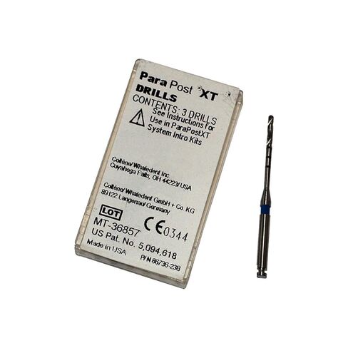 Whaledent P6245 ParaPost XT P62 Refill Drill, Size 4.5, Blue (Pack of 3) in Kuwait