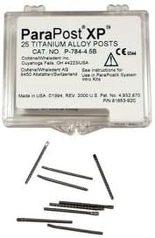 Whaledent P784-4.5 ParaPost XP Titanium Alloy Posts .045" Blue 10/Pk in Saudi Arabia