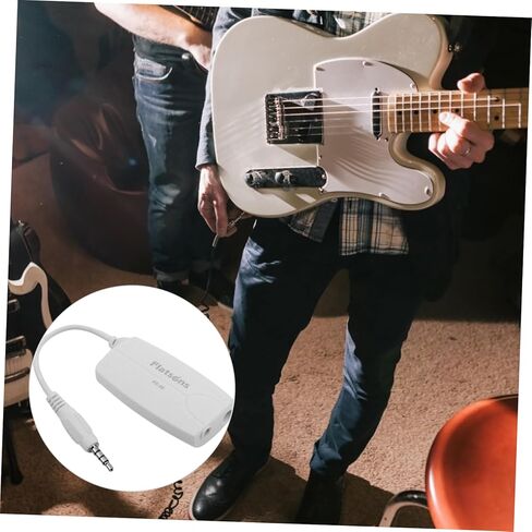 يتصل محول باس الجيتار الكهربائي Toyandona بمحول أنيق من الهواتف المحمولة لتحقيق المؤثرات الصوتية للموسيقيين ذا in Kuwait