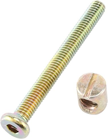 10 مساءً من أجهزة الأثاث العالية والمنخفضة للأثاث السرير المسمار صوب ثقب (M6*70mm) in Kuwait