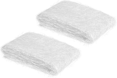 meccanixity 2 pcs mat fiberglass ، 0.5 أوقية الألياف الزجاجية المفروم حصيرة صلبة 1x1m (39 '' in Saudi Arabia