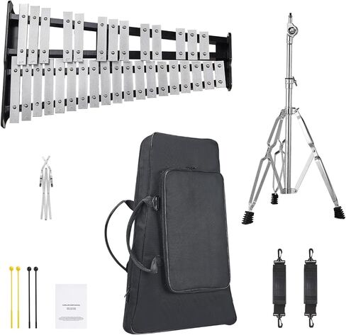 HappyBuy Professional 32 Note Glockenspiel Xylophone Kit مع الملحقات in Saudi Arabia