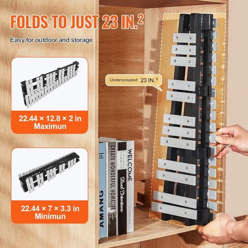 Happybuy Professional 30 Note Glockenspiel Xylophone Kit with Accessories in Saudi Arabia