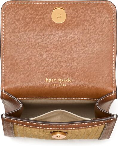kate spade new york Serena Spade Flower Coated Canvas ns Phone Crossbody, Black Multi in Saudi Arabia