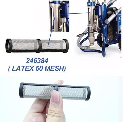 مرشح رذاذ Airless 6pcs 246385 خرطوم مدخل مصفاة مرشح مدخل مصفاة الشفط مصفاة الشبكة ل 390 395 490 495 595 استبدال شاشة مرشح الأنبوب in Kuwait