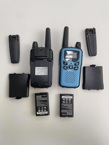 Rechargeable Walkie Talkies Long Range for Kids, Walky Talky VOX with 22 FRS Channels, 99 Privacy Codes Two Way Radio,1200mAh Li-ion Battery, for Camping Hiking Emergency (2 Pack Colorful) in Saudi Arabia