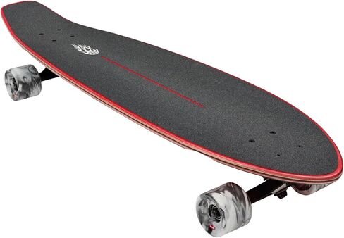 GLOBE The All-Time Longboard, Color: Red Marble Stack, Size: 35in (10525246-RED_Marble_STACK-35in) in Saudi Arabia