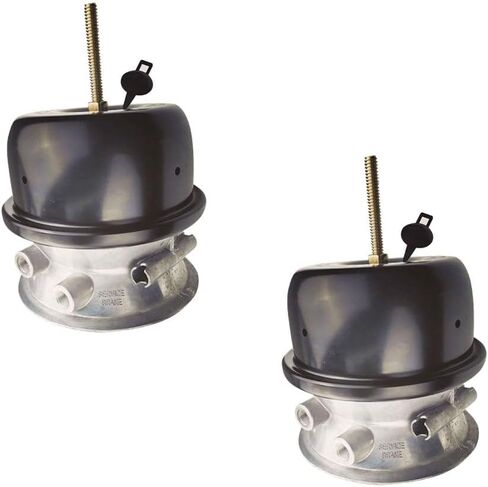 Mytee Products 2 Pk Type 30/30 Service Brake Chamber Square Bosses Type 3030 3" Long Stroke for semi Truck Trailer Replaces NT3030ELS80 NT3030ELS99 Haldex GC3030L LC3030L GC3030LR WA3030PBKITL in Saudi Arabia