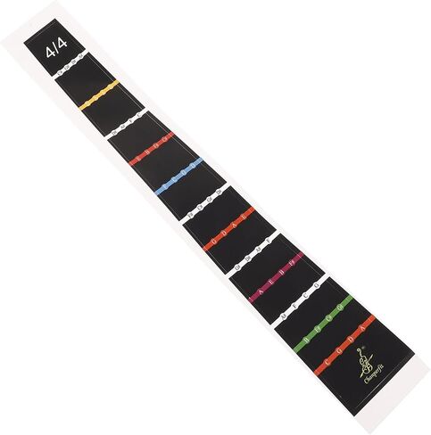 TOYANDONA Cello Fingerboard Tape 1 Sheet Finger Position Indicators Stickers Cello Fret Finger Marker 4/4 Cello Fiddle Fingerboard Fret Guide Label Finger Chart for Cello Black Fingerboards in Saudi Arabia