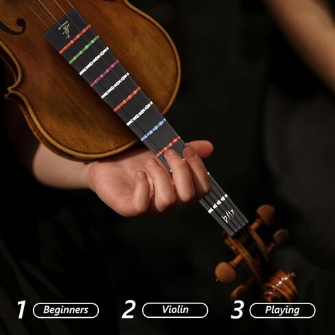 TOYANDONA Cello Fingerboard Tape 1 Sheet Finger Position Indicators Stickers Cello Fret Finger Marker 4/4 Cello Fiddle Fingerboard Fret Guide Label Finger Chart for Cello Black Fingerboards in Saudi Arabia