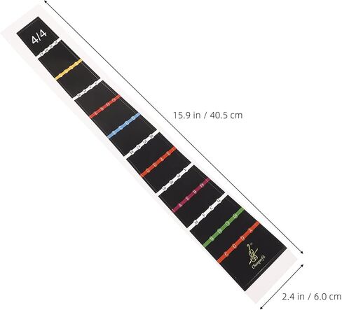TOYANDONA Cello Fingerboard Tape 1 Sheet Finger Position Indicators Stickers Cello Fret Finger Marker 4/4 Cello Fiddle Fingerboard Fret Guide Label Finger Chart for Cello Black Fingerboards in Saudi Arabia