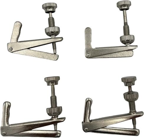 Upgrade your cello with our Professional Fine Tuners Set of 4! Crafted from heavy-duty zinc alloy, precision tuners fit 4/4 & 3/4 cellos. Enjoy micro-adjustment, anti-slip knobs, effortless tuning. in Kuwait