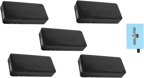 HP USB-C Universal Docking Station Bundle with Docztorm Hub (1 SuperSpeed USB Type-C; 3 USB Type-A; 1 Audio Jack; 2 DisplayPort; 2 HDMI; 1 RJ-45; 1 SuperSpeed USB Type-A for Charging) Made by Targus in Saudi Arabia