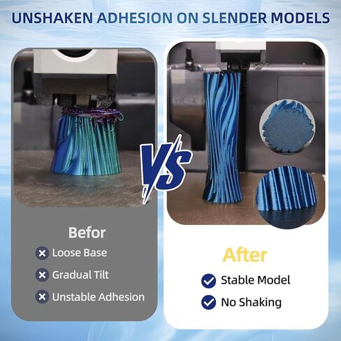 LANDU 3D Printing Adhesive, 3D Printer Build Plate Bed Adhesive Glue Reduces Warping for ABS, ASA, PLA, and PETG Filament Suitable for Various 3D Printing Beds, 3D Glue for 3D Printing - 150ml in Kuwait