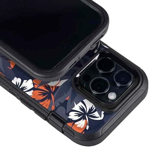 Skinit Decal Phone Skin Compatible with OtterBox Defender iPhone 13 Pro Max - Officially Licensed NFL Chicago Bears Tropical Print Design in Saudi Arabia