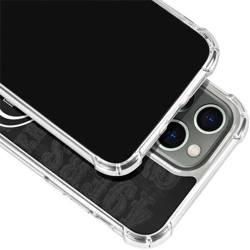 Skinit Clear Phone Case متوافق مع iPhone 13 Pro Max - NFL San Franciso 49ers بالأبيض والأسود تصميم in Saudi Arabia