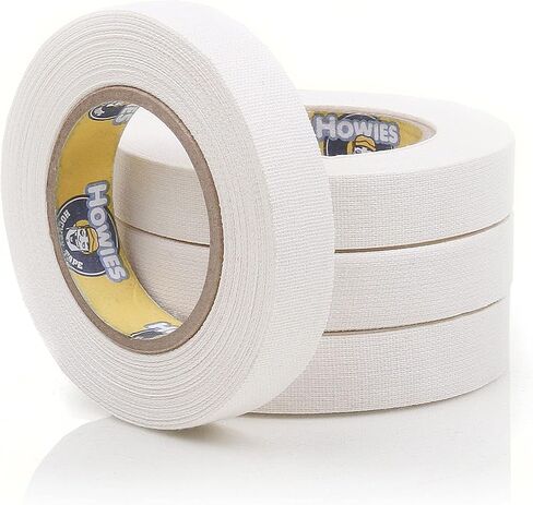 Howies Hockey 0.5 "شريط المقبض-قبضة قوية ، شريط لاصق طويل الأمد للهوكي ، اللاكروس ، البيسبول-الجودة المهنية (4 ، أبيض) in Saudi Arabia