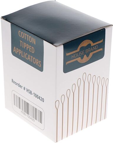 HSB 100420, 3", Cotton Tipped Dental Applicators – Versatile and Precise Applicator Sticks for Dental and Oral Care, 1000/Bx Case of 20 Boxes in Saudi Arabia