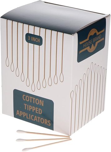 HSB 100420, 3", Cotton Tipped Dental Applicators – Versatile and Precise Applicator Sticks for Dental and Oral Care, 1000/Bx Case of 20 Boxes in Saudi Arabia