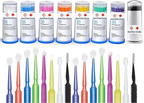 400/PCS Micro Applicators غير متصلة بمنتظم ، ناعم ، Superfine و Microbrushes Microbrushes القطن الطرف الطرف الأسنان (Superfine) in Kuwait