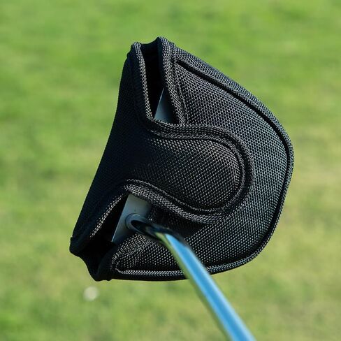 Golf Putter Covers Mallet Putter Headcover Golf Putter Headcovers with Magnetic Closure Golf Club Cover Golf Headcover for Most Brand in Saudi Arabia