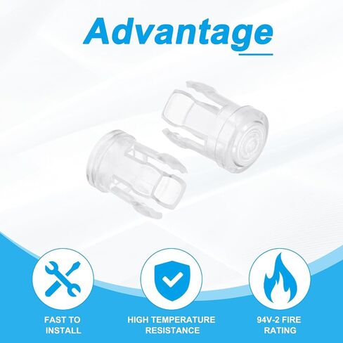 PATIKIL 3MM/5MM CLEAR CLEAR LIGHTINGING DIEDE MORDER CLIP in Kuwait