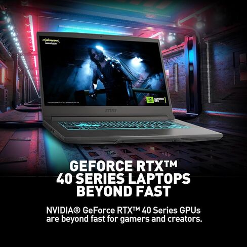 MSI Thin 15 Gaming Laptop 15.6" FHD IPS 144Hz Intel Octa-core i5-13420H (Beats i7-12650H) 32GB RAM 1TB SSD GeForce RTX 4060 Backlit USB-C Win11 w/ICP Hub in Saudi Arabia
